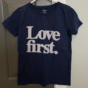 J Crew Love shirt